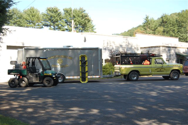 Utility and Brush 25 with trailer